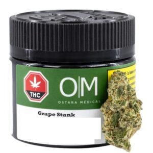 Grape Stank by Ostara Medical – 25–30% THC Flower, Sativa (Karma Cup Winner 2024) 3.5g (vet)