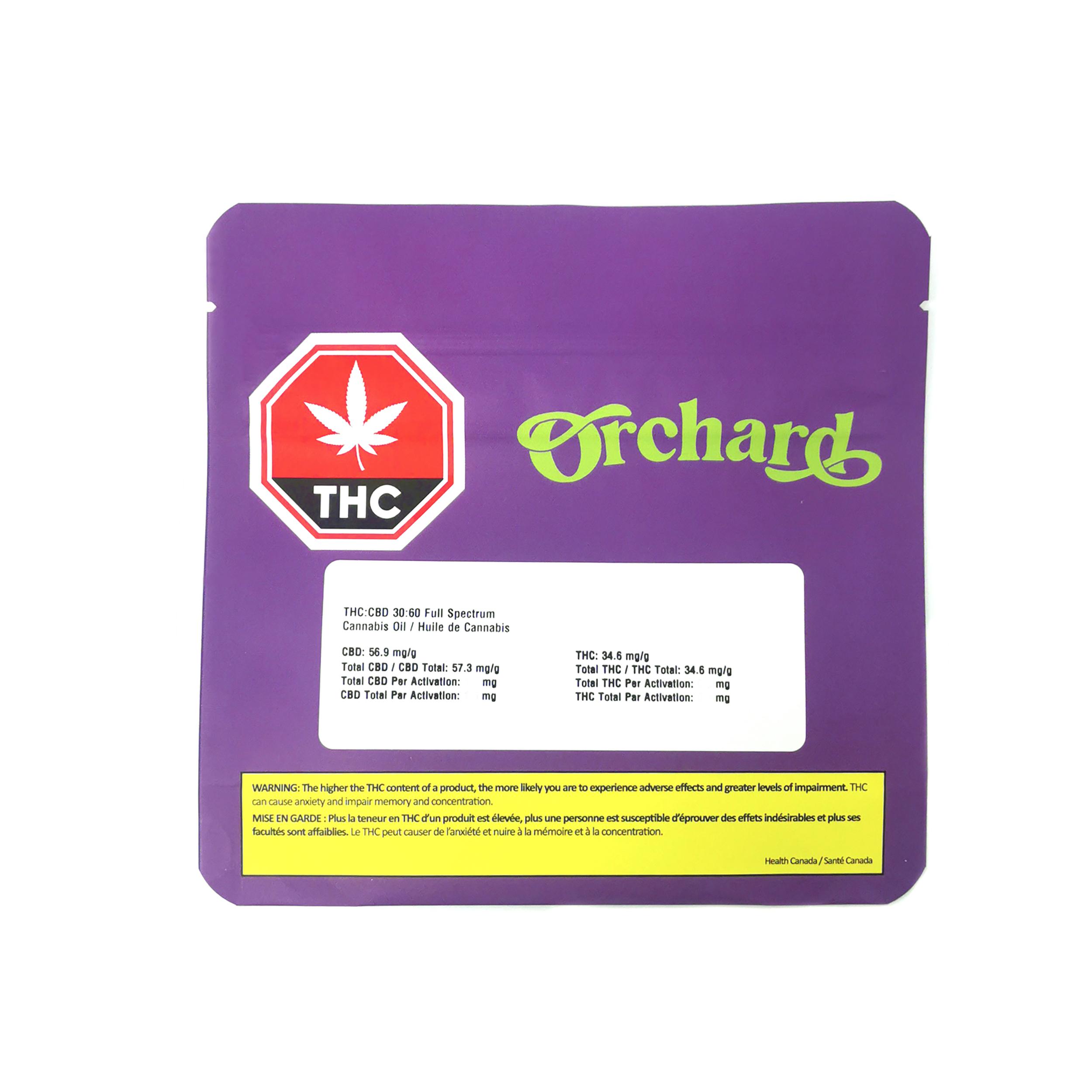 Unite Biotechnical - Orchard - THC:CBD 30:60 Full Cannabinoid Spectrum Oil - 30ml - Image 2