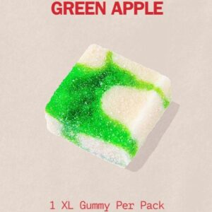 GLENN'S XL Green Apple - THC 10mg CBG 50mg Gummy - 1x10mg