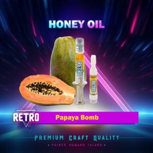 Retro Papaya Bomb Honey Oil Syringe