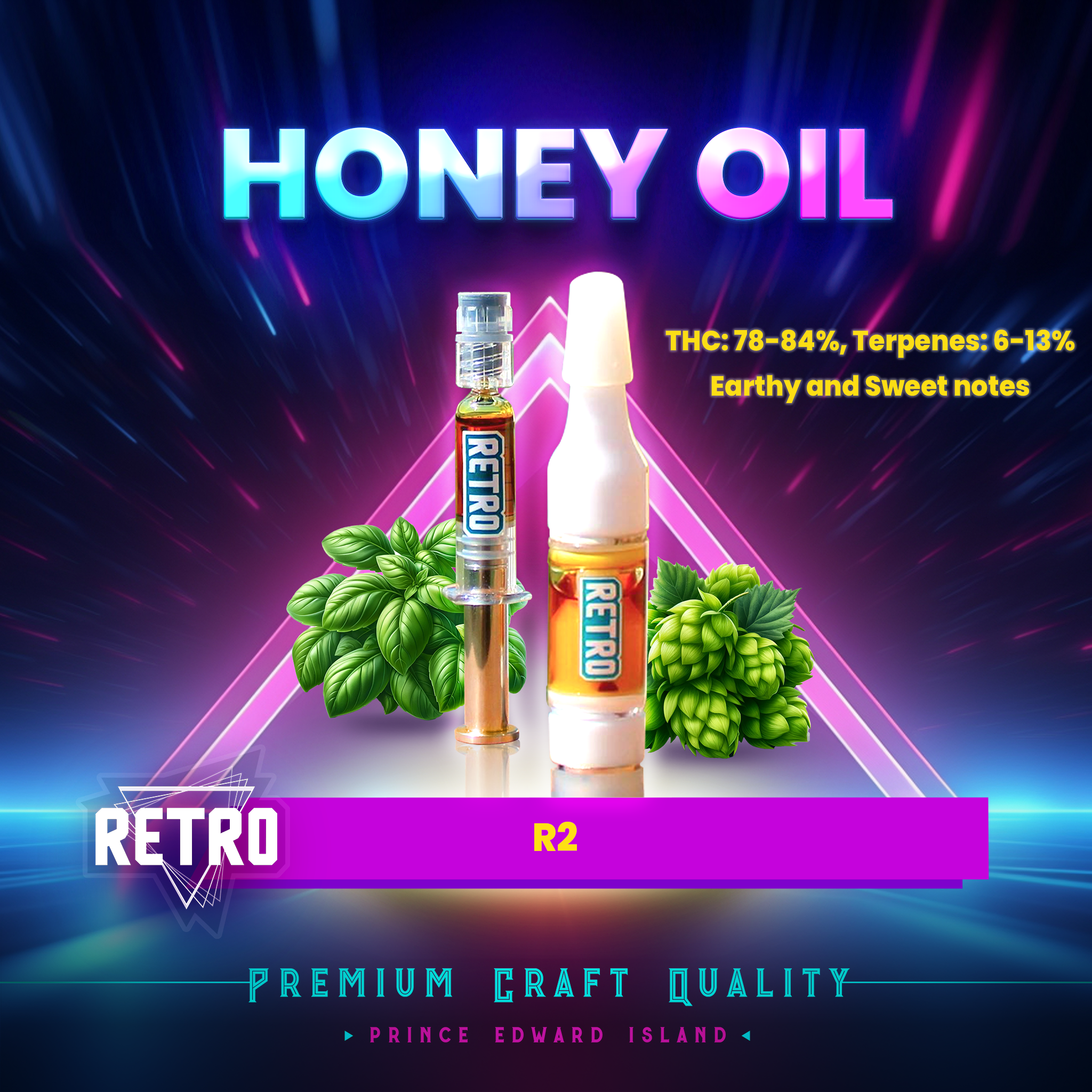 Retro R2 Honey Oil Cartridge